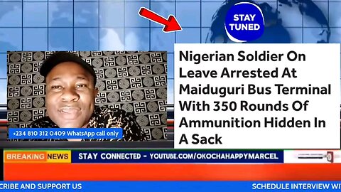 Breaking News; Nigeria soldier intercepted while going to beliver