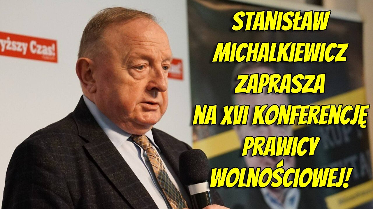 Stanisław Michalkiewicz zaprasza! Już 12 i 13 kwietnia!