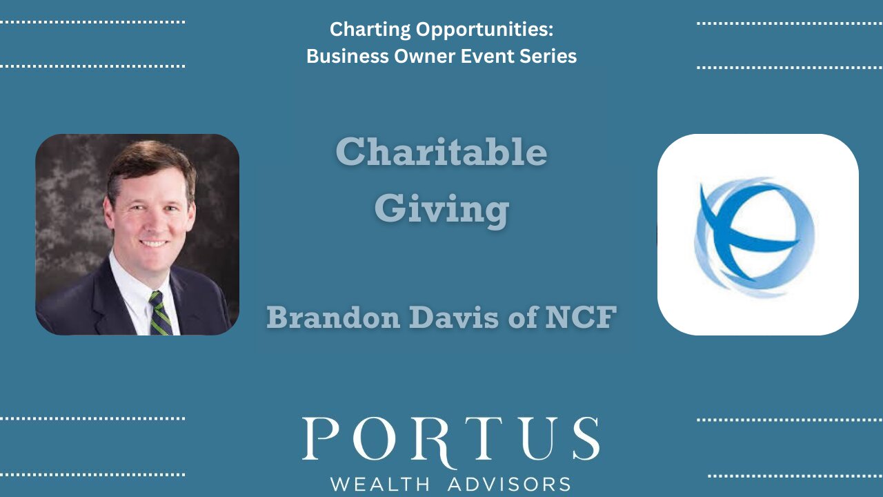 Brandon Davis of NCF - Charitable Giving | Charting Opportunities