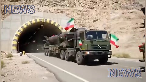 Hundreds of missile-carrying vehicles from Iran are heading toward Israel.