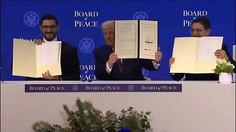 Board of Peace Is Officially Signed and Ratified in Davos