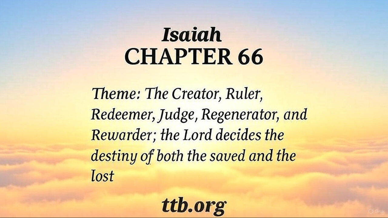 Isaiah Chapter 66 (Bible Study)