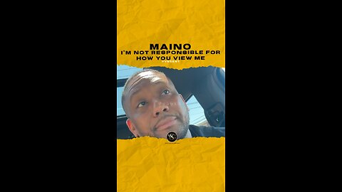 #maino I’m not responsible for how you view me. 🎥 @mainohustlehard