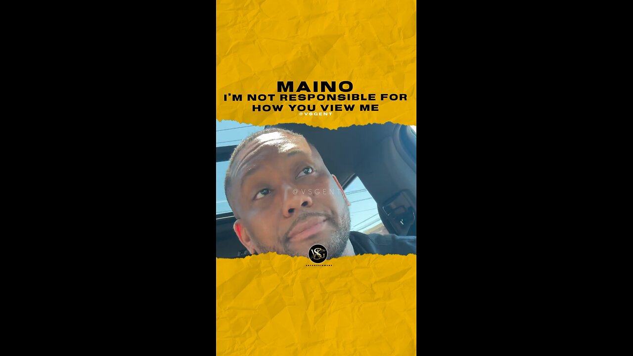 #maino I’m not responsible for how you view me. 🎥 @mainohustlehard