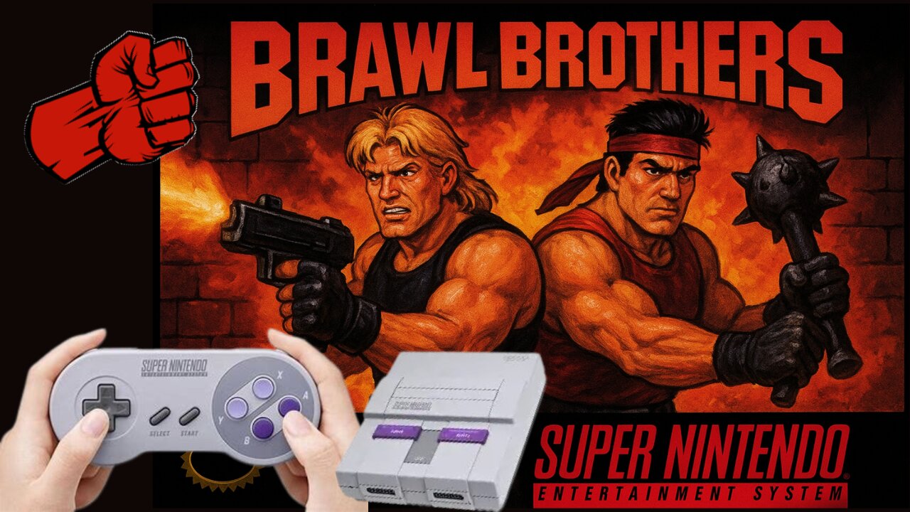Brawl Brothers | Super Nintendo #retrogaming #snes
