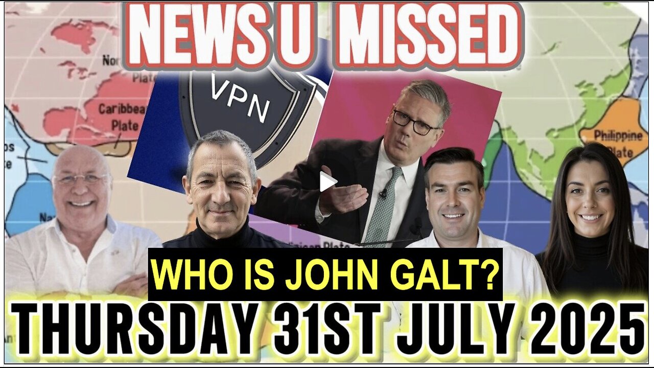 CHARLIE WARD DAILY NEWS WITH CHARLIE WARD, PAUL BROOKER & WARREN THORNTON THURSDAY 31ST JULY 2025