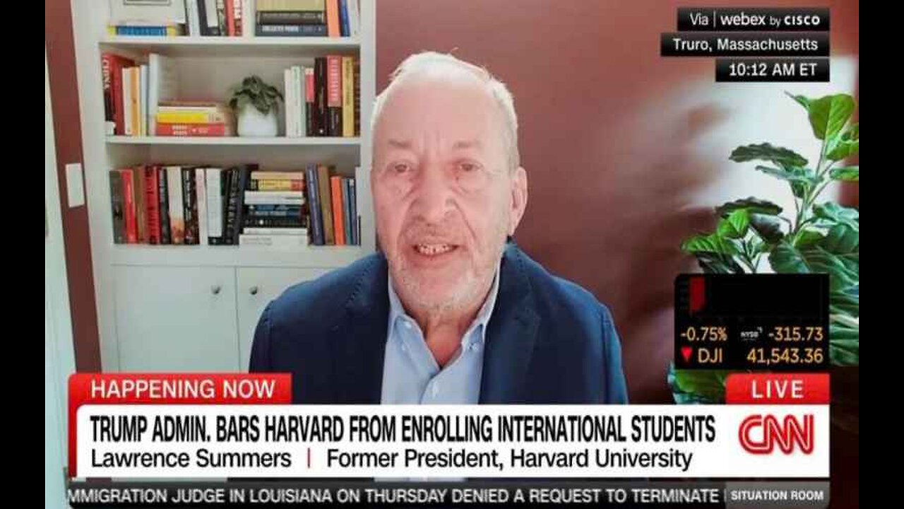 Fmr Harvard President Summers Slams Trump Actions