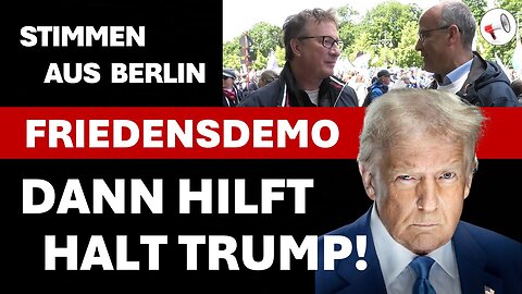 Wir werden Allianzen schmieden | Rainer Rothfuß auf der Friedensdemo in Berlin
