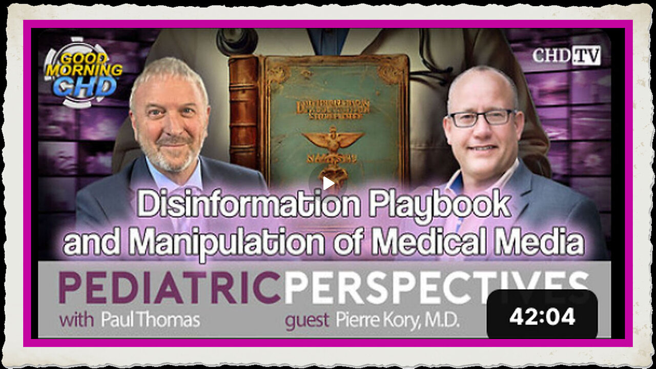 Disinformation Playbook and Manipulation of Medical Media