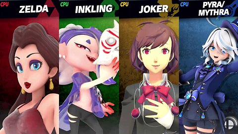 Pauline vs Shiver vs Kotone vs Furina [Chaos Kid Member Request] - SSBU Quickie