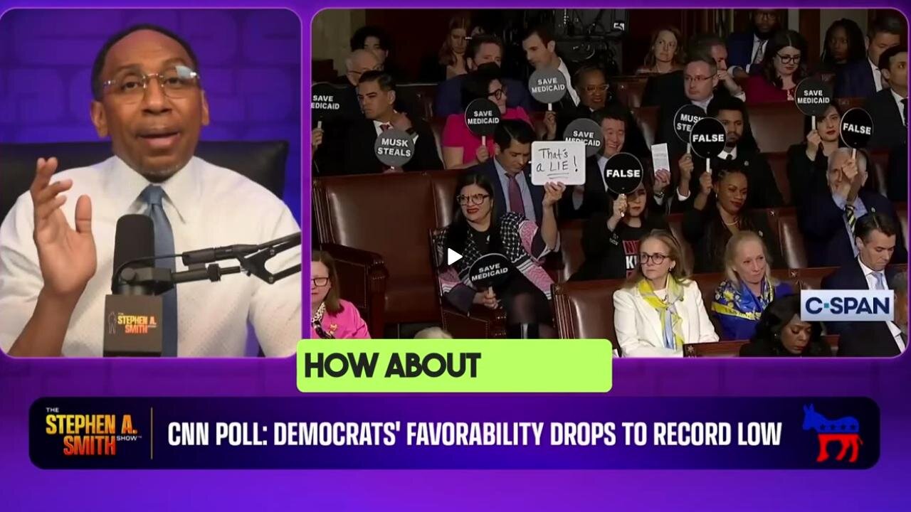 Stephen A. Smith Rips His OWN STAFF for Backing the Party of Democrats