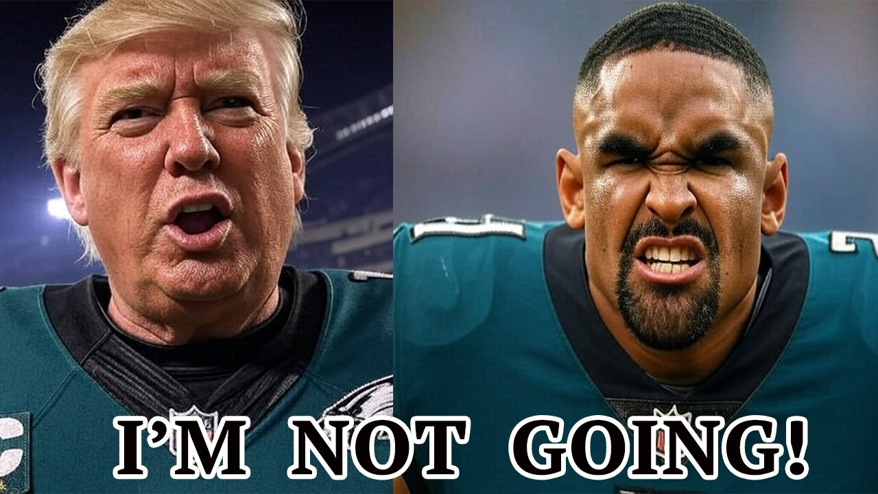 Jalen Hurts is OUT! REFUSES to go to Trump's White House! BULLS**T EXCUSE GIVEN!