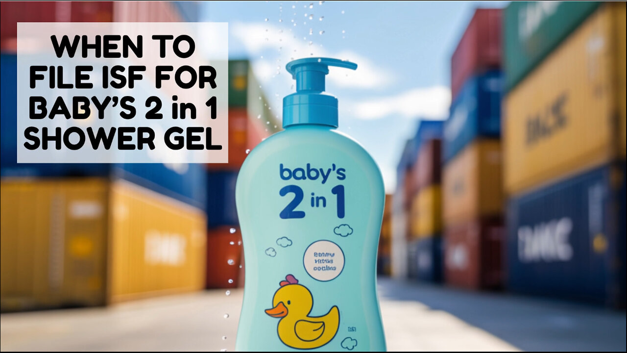 When To File ISF For Baby's 2 In1 Shower Gel