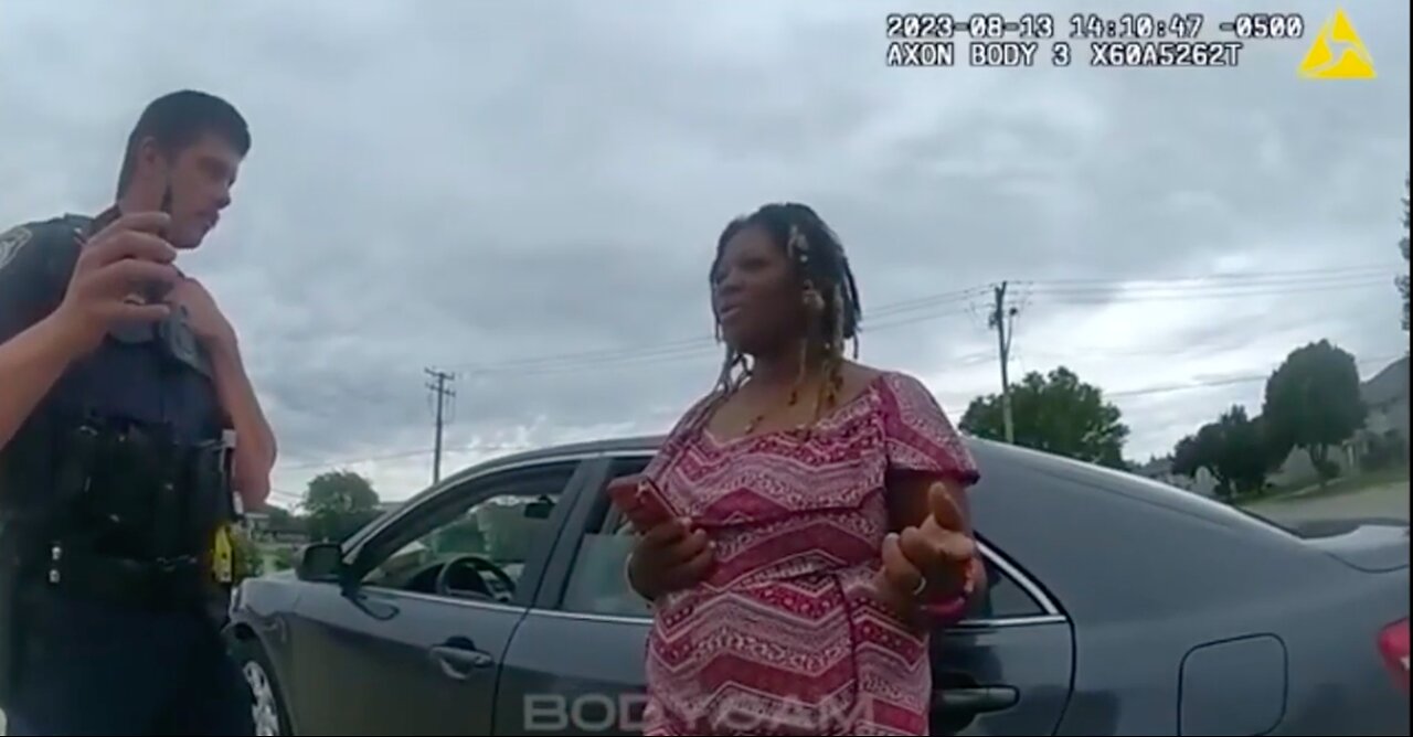 SHE THOUGHT GIVING THE POLICE A FAKE NAME WAS GOING TO WORK TO HER BENEFIT FOR SOME REASON