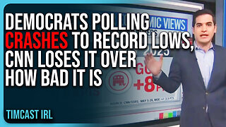 Democrats Polling CRASHES To RECORD LOWS, CNN Loses It Over How Bad It Is