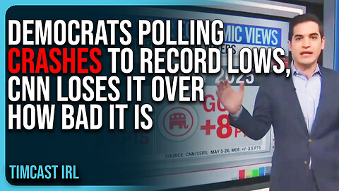 Democrats Polling CRASHES To RECORD LOWS, CNN Loses It Over How Bad It Is