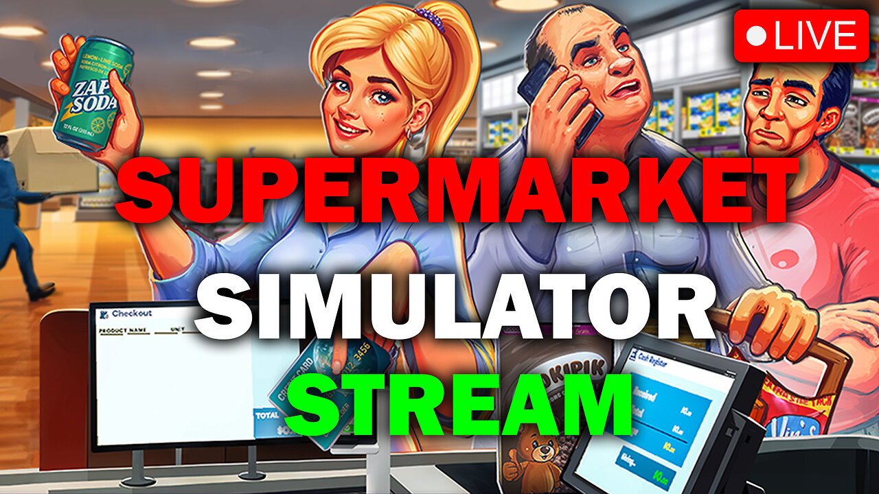 Supermarket Simulator | Stream | Live