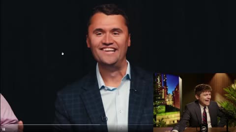 What's going on with Charlie Kirk's face?