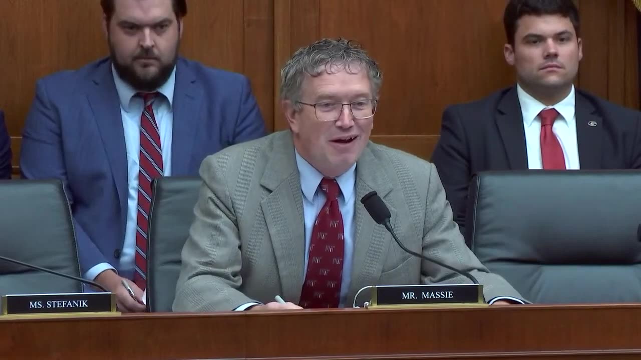 Thomas Massie takes his turn at the Hearing on the Weaponization of the Federal Government