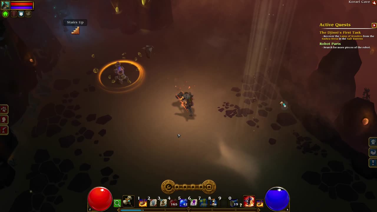 Torchlight II - The Djinni's First Task - Korari Cave - Aruk the Cruel - Boss Fight [Engineer]