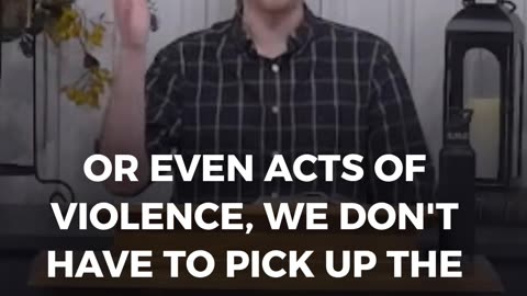 When life throws spears at you, don't throw them back! - Calvary Chapel Fergus Falls