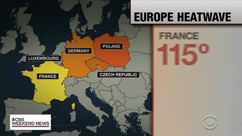 Seven people have died as heat waves spreads across Europe