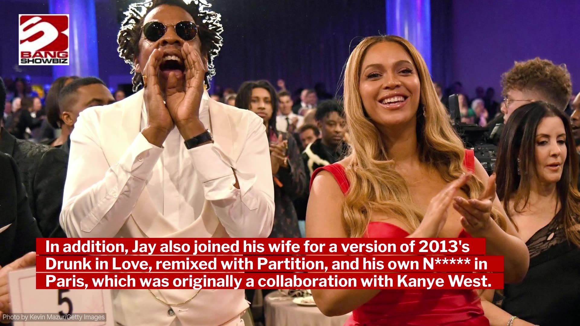 Jay-Z made a surprise appearance during Beyoncé's concert in Paris on ...
