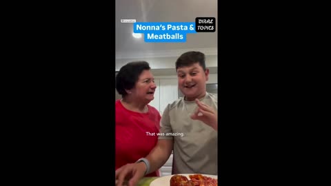 Is a 66-year-old Italian man trapped in this kid's body?