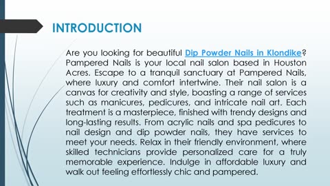 Are you looking for beautiful Dip Powder Nails in Klondike?