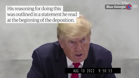 Donald Trump pleading the Fifth FOUR HUNDRED TIMES has gone viral.
