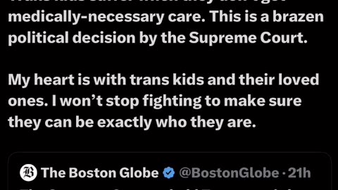 Why Is Elizebeth Warren So Upset That Your Children Can Not Transition As A Minor?