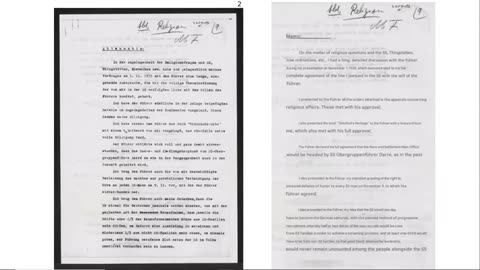 1935 Himmler memo quoting Hitler - a new religion is a figment of the imagination !