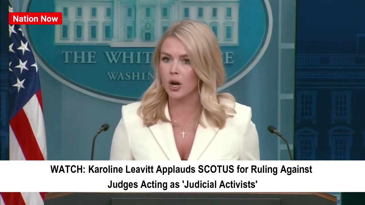Karoline Leavitt Applauds SCOTUS Ruling Against 'Judicial Activism'
