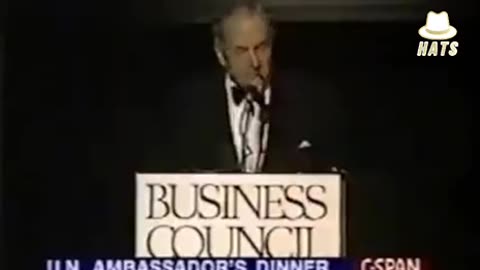 1994 David Rockefeller Spews Bovine Excrement about Population Growth