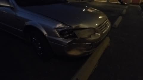 Poor vehicle got into an accident
