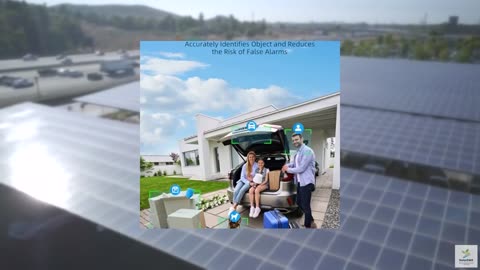 MaxiViz Wireless Solar Security Camera Outdoor, Home Security Cameras with Solar