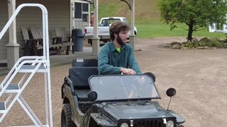 Mini Jeep safety steps