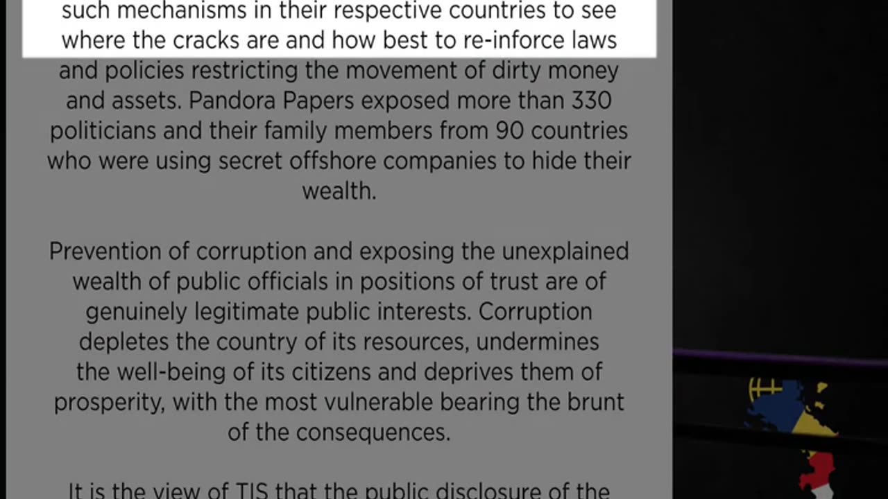Declaration of Assets