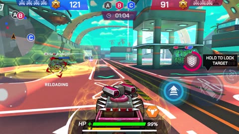 Battle Cars: Nitro PvP Shooter: 6/6 gameplay (Tutorial)