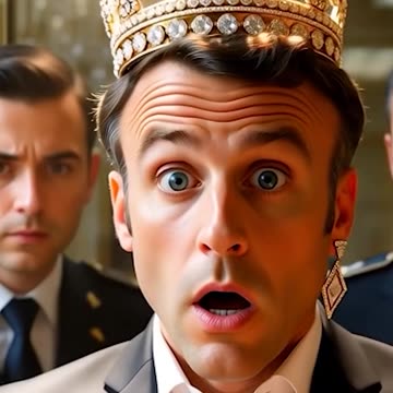 😂Musée du Louvre #macron #parody #parodie 😂 #macrondehors #grok #destitution