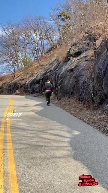 WALKING ON A CLOSED ROAD! Rebel?