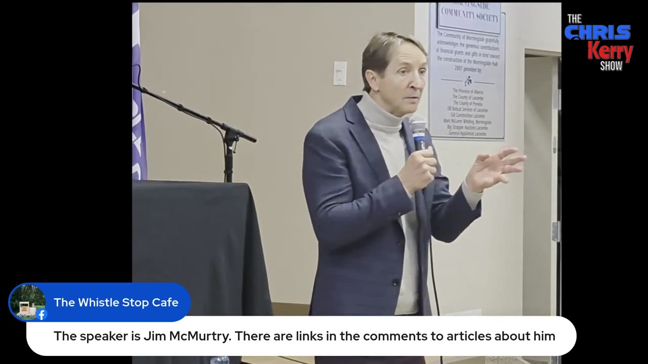 251120 Chris with Dr. Jim McMurtry’s Presentation in Morningside, Alberta