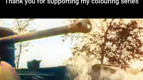 Churchill Crocodile Demo WW2 #ColourisedHistory