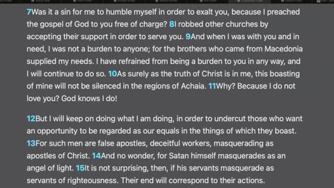 2 Corinthians 11