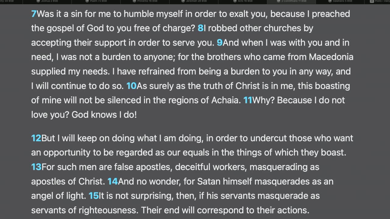 2 Corinthians 11