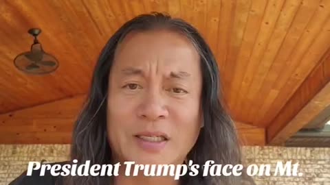 President Trumps face on Mt. Rushmore????