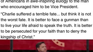 JD Vance Delivers Rousing Eulogy To Carry On Kirk Legacy As America Mourned, Celebrated Charlie Kirk
