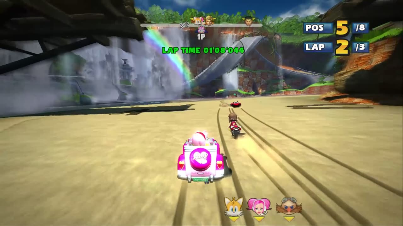 Sega all Stars Racing RPCS3 with Loseless Scaling
