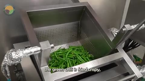 How Farmers Harvest Green Chili Peppers by Machine: Peeled Chili Processing | Farming Documentary