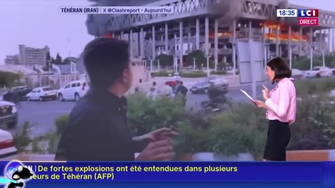 Israhëll frappe en direct la TV iranienne